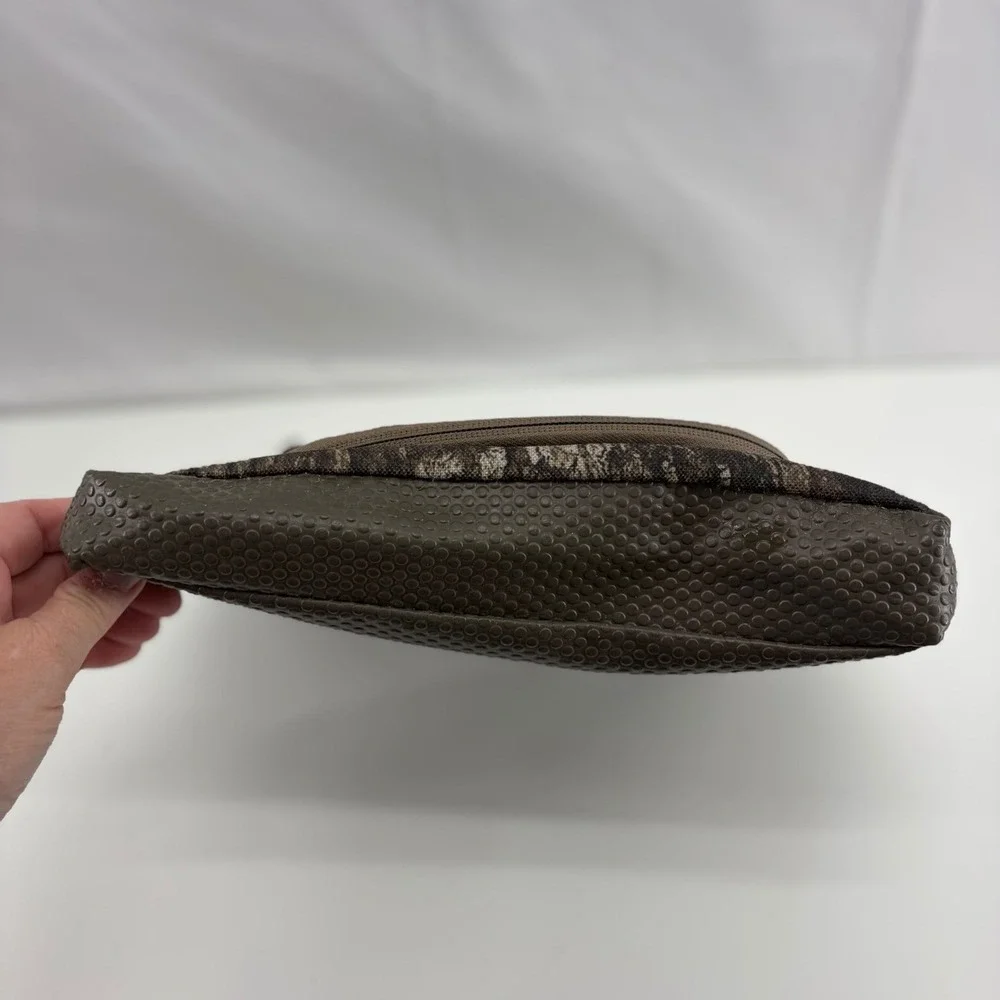 Game Winner Camo Gear Bag Hunting Accessory Pouch Brown Textured Rubberized Base